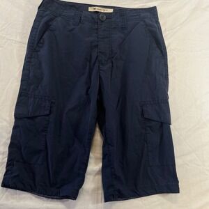 Hering Women's Capri Casual Pants 38/28 Dark Blue